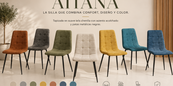 Silla Aitana: confort, diseño y color para dar vida a tu comedor